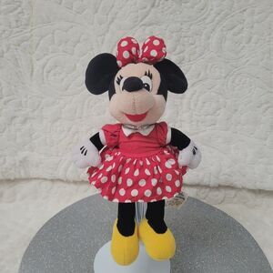Vintage Disney Parks Disneyland Walt Disney World Minnie Mouse Plush Approx 10"